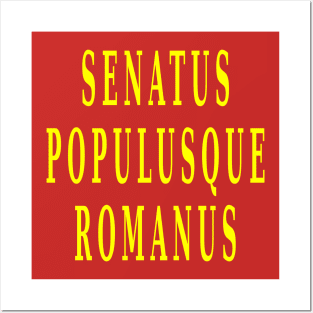 Senatus Populusque Romanus Posters and Art